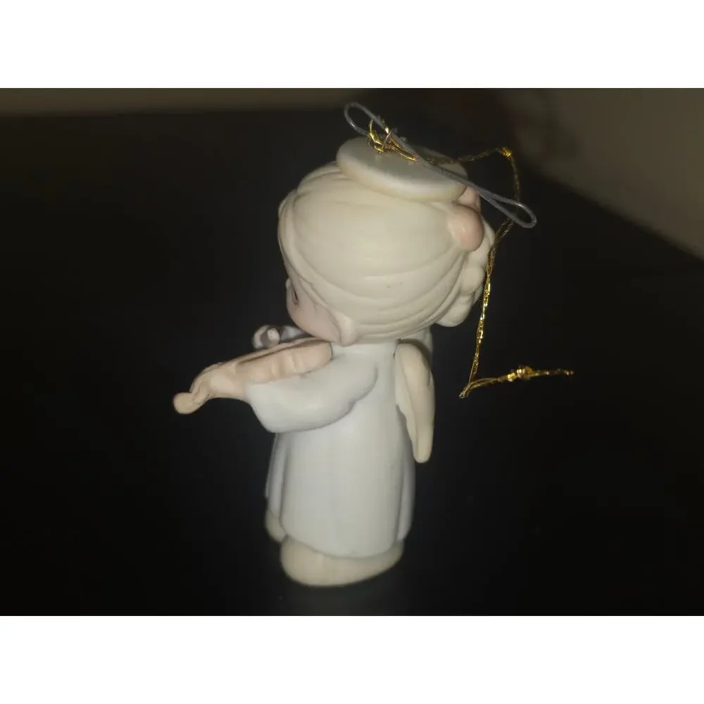 Precious Moments Oh Holy Night Angel Ornament 1989 Enesco 522848 With Box